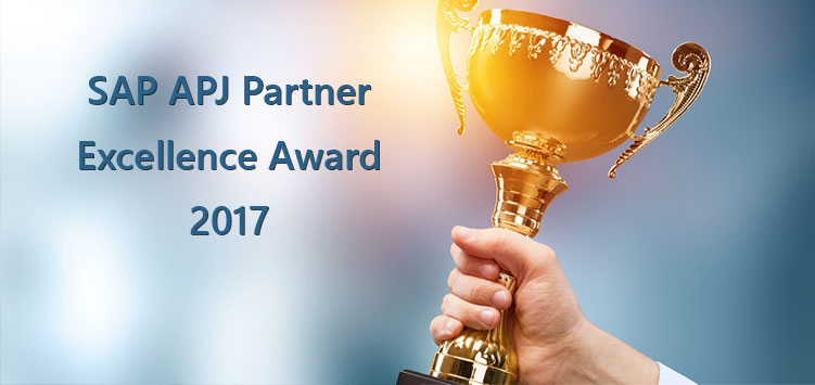 SAP APJ Partner Excellence Award 2017