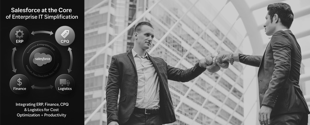 Consolidate to Compete: Salesforce as the Core of Enterprise IT Simplification Blog Banner